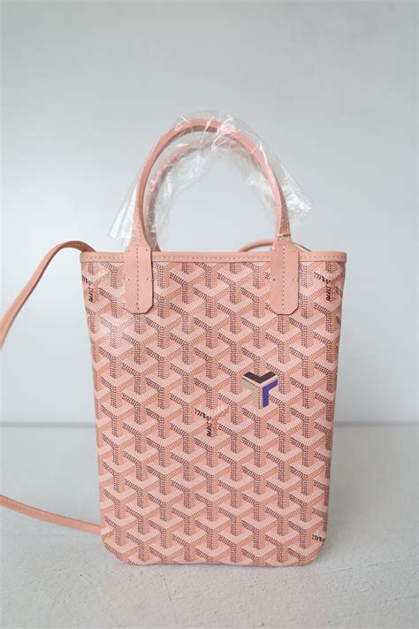 goyard poitiers claire-voie bag pink|Goyard Goyardine Pink Poitiers Claire.